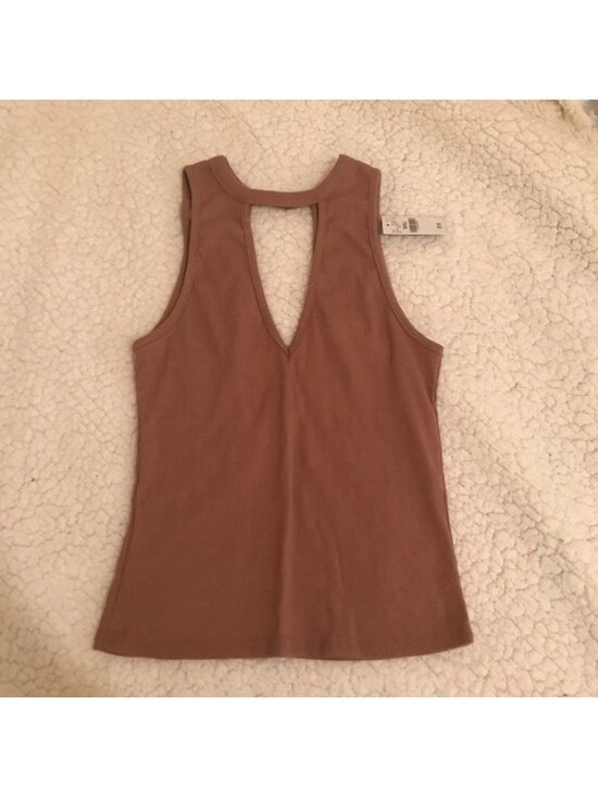 Tops - Taupe brown colored tank